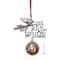 Joy to the World Santa Season&#x27;s Greetings JFK Half Dollar Ornament